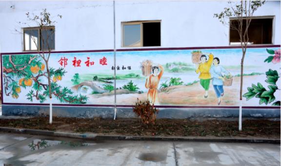  东兴乡镇文化墙 乡风文明焕发新活力