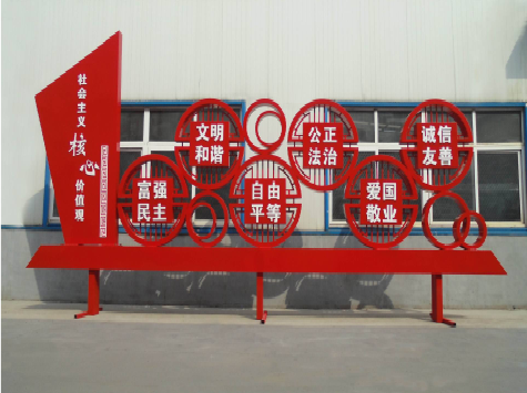  东兴标识标牌制作材料分类及形态分类。
