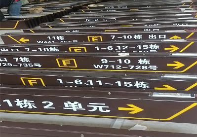  东兴广告标识中，常见的几种安装方式。